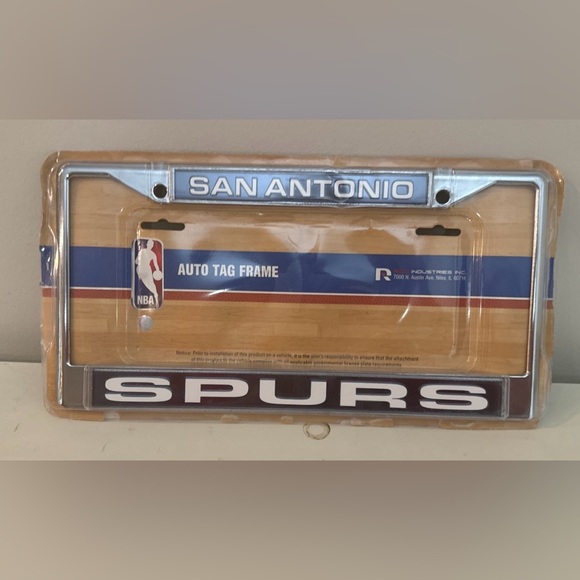 NBA Other San Antonio Spurs License Plate Auto Tag Frame New Poshmark